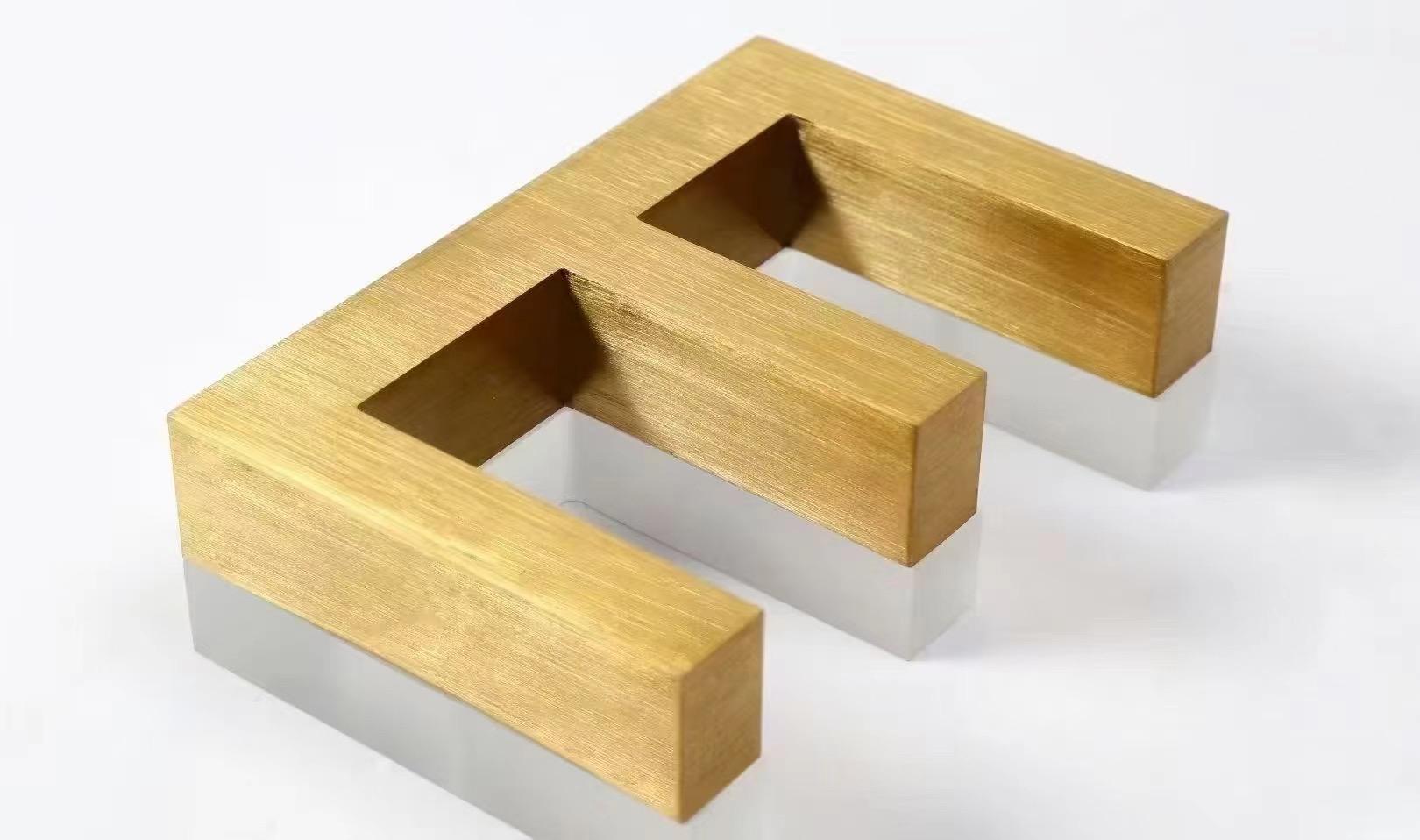 精工字電鍍字金屬字設計制作加工源頭工廠